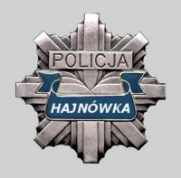 Gwiazda policyjna z napisem Policja